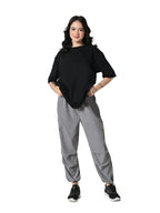 Oversized Drop Shoulder Women’s T-Shirt – Pure Cotton, Round Neck, Relaxed Fit