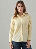 Owl Mink Women’s   Striped Cotton Shirt | Regular Fit, Full Sleeve, Collared Formal Shirt for Office, Casual
