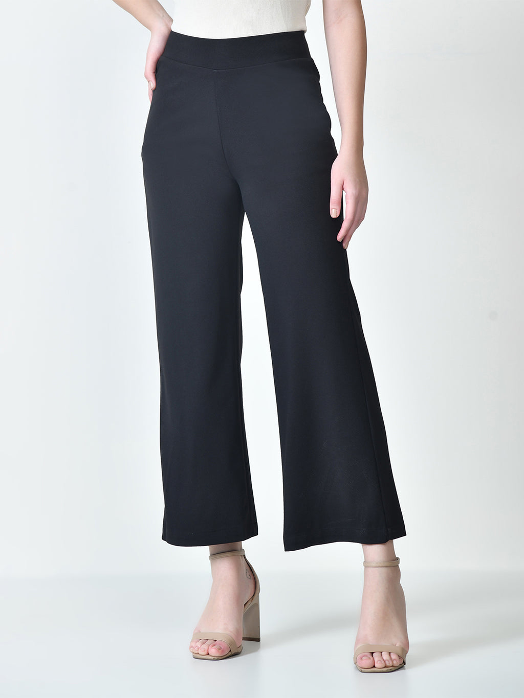 Korean Stretchable Straight Pants for Women