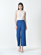 Women's High Waist Straight Fit Trousers | Stretchable Korean Pants