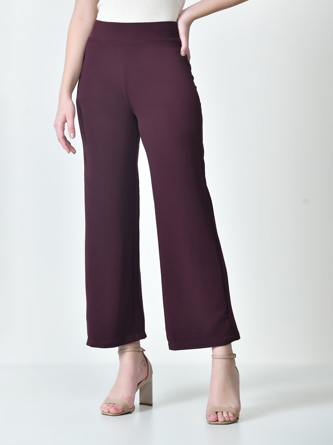 Korean Stretchable High-Waist Pants for Women