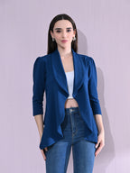 Women’s Shawl Collar 3/4 Sleeve Blazer
