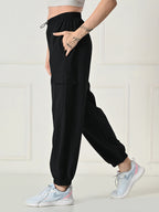Women’s Loose Fit Cargo Jogger Pants with 4 Pockets