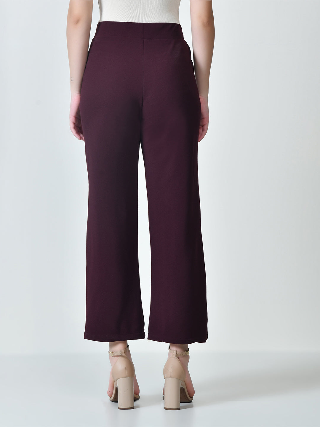 Korean Stretchable High-Waist Pants for Women