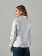 Women’s Satin Formal Shirt – Full Sleeve