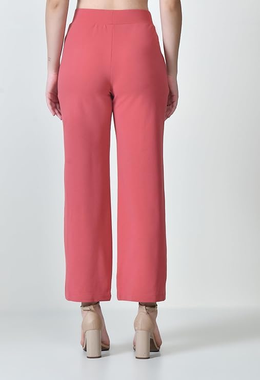 High-Waist Regular Fit Korean Style Trousers