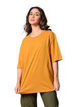 Women's Oversized Cotton T-Shirt | Drop Shoulder