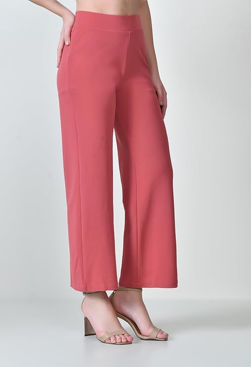 High-Waist Regular Fit Korean Style Trousers