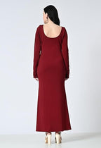 Women’s Sweetheart Neck Sleeveless Fit & Flare Dress | Knee Length