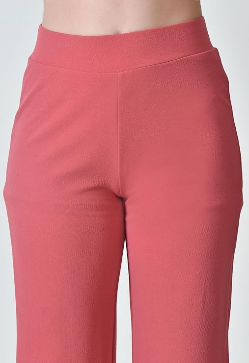 High-Waist Regular Fit Korean Style Trousers