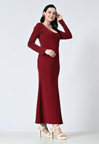 Women’s Sweetheart Neck Sleeveless Fit & Flare Dress | Knee Length