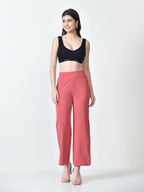 High-Waist Regular Fit Korean Style Trousers