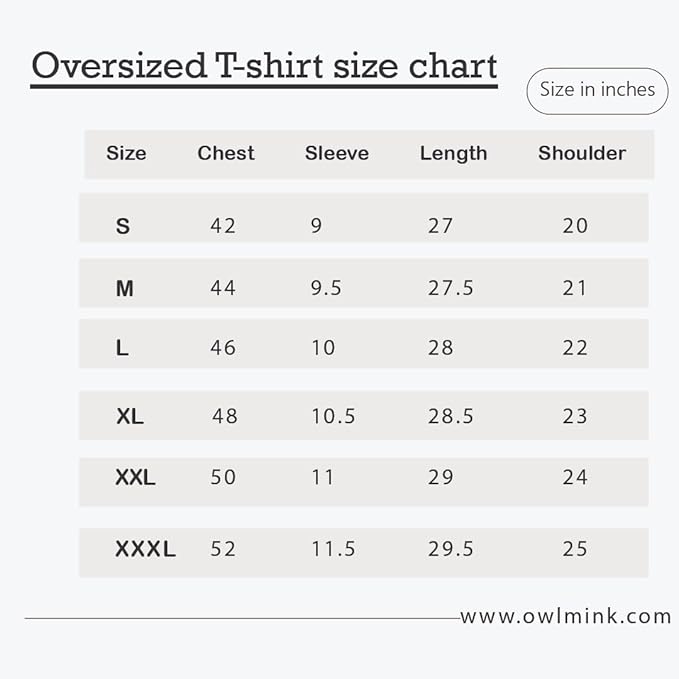 Women’s Oversized 100% Cotton Drop Shoulder T-Shirt