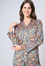 OWL MINK Women’s Rayon Co-Ord Set | 2-Piece Top & Bottom