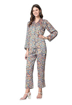 OWL MINK Women’s Rayon Co-Ord Set | 2-Piece Top & Bottom