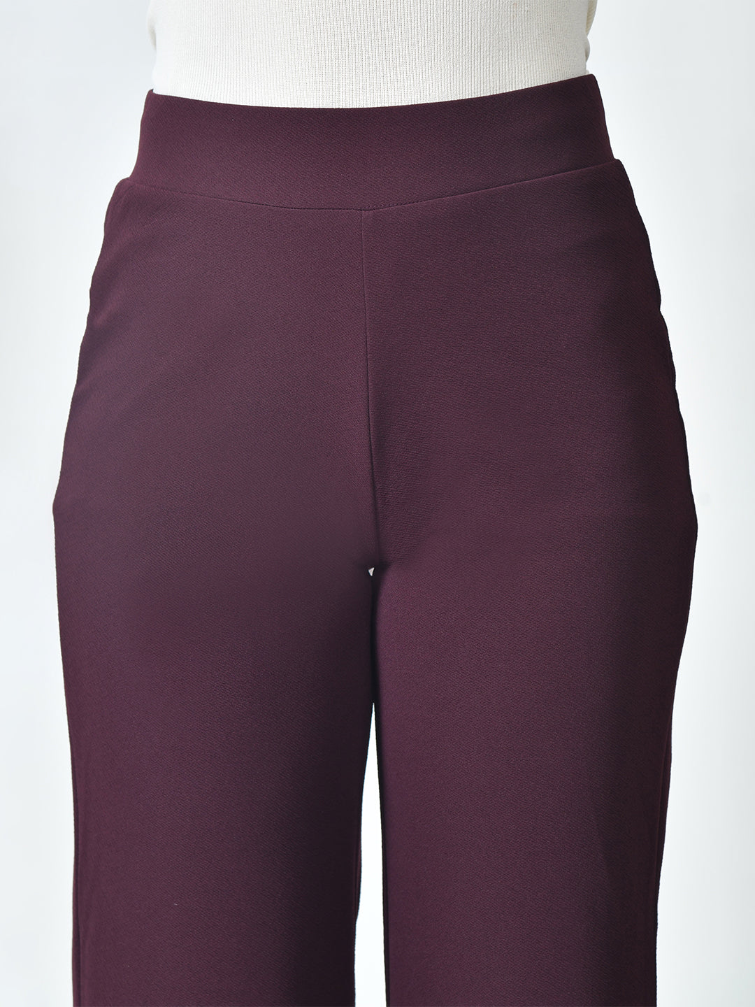 Korean Stretchable High-Waist Pants for Women