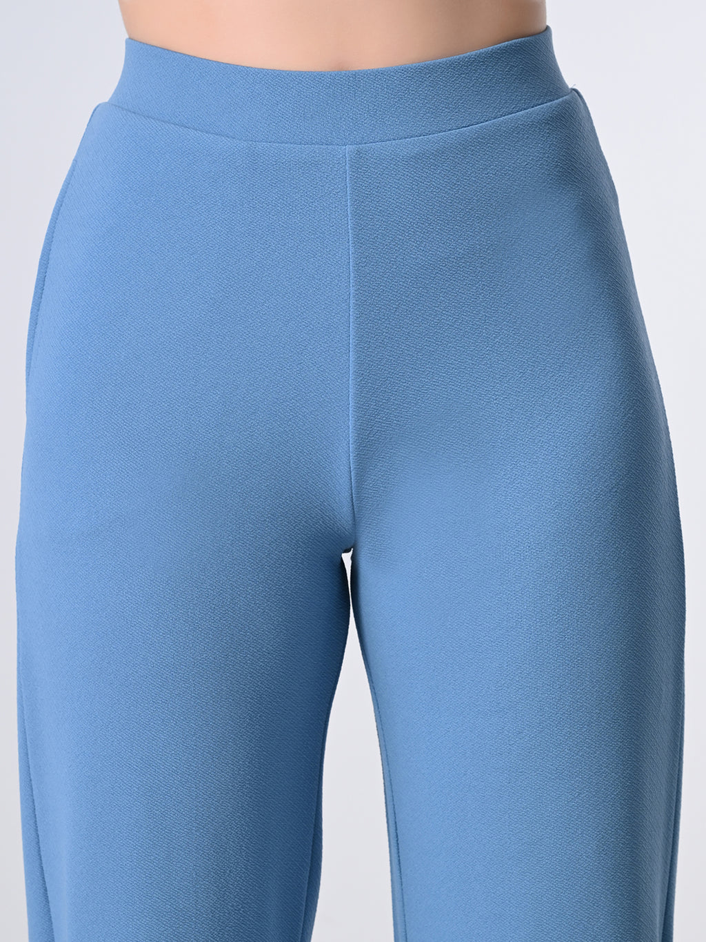 Women’s Elastic Waist Formal Straight Trousers