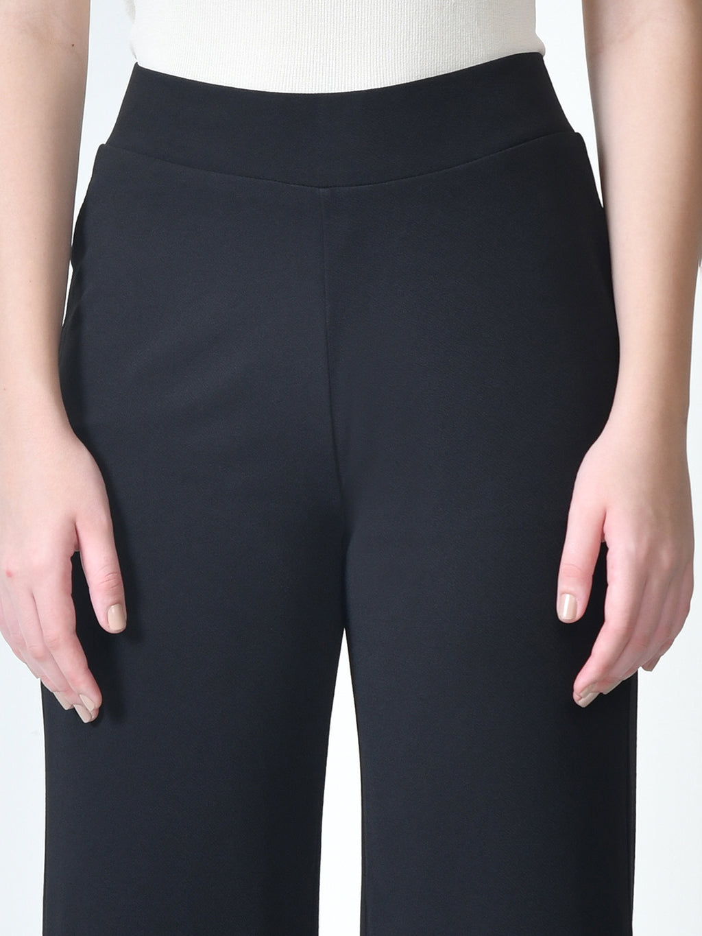 Korean Stretchable Straight Pants for Women