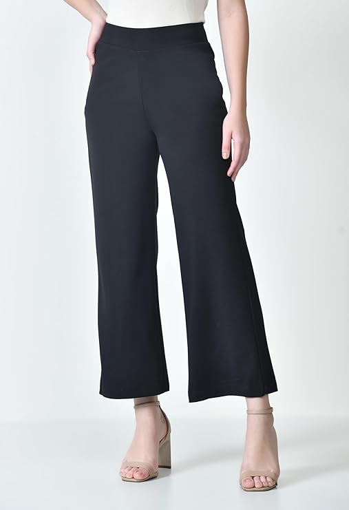 Korean Stretchable Straight Pants for Women