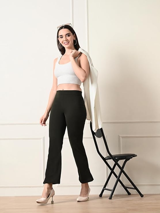 Women’s Full-Length Bootcut Office Trousers