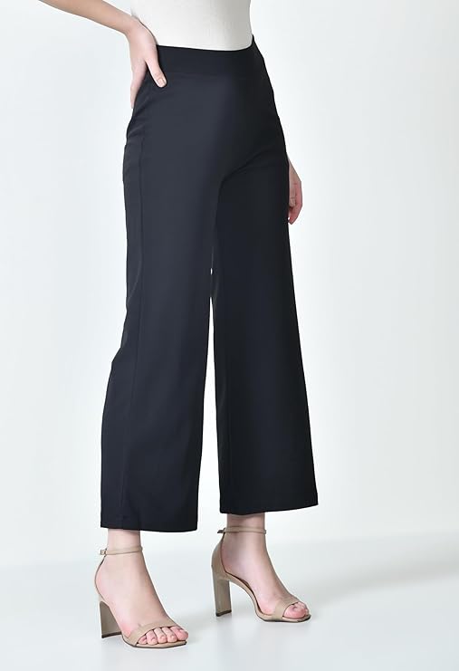 Korean Stretchable Straight Pants for Women