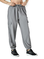 Women’s Casual Cargo Joggers with Drawstring Waist