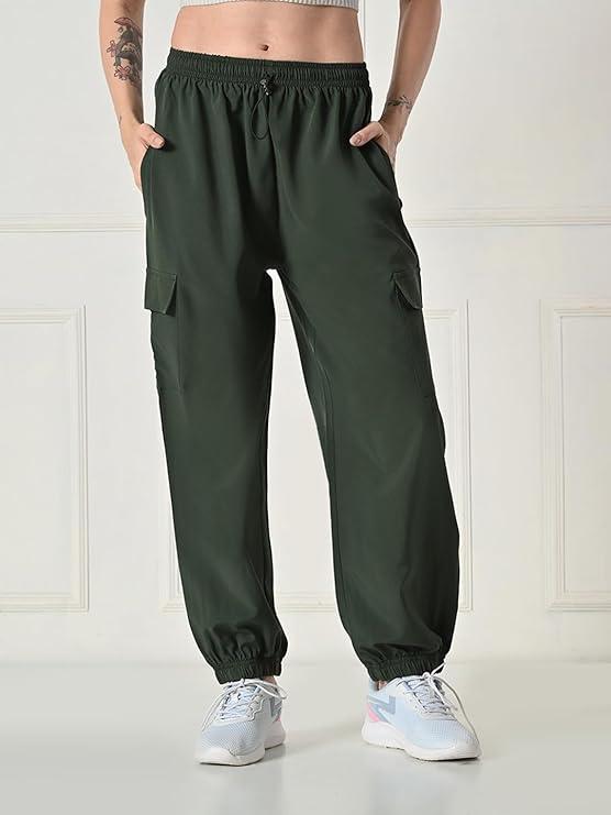 Girls’ Cargo Joggers | Loose Fit, Stretchable Pants