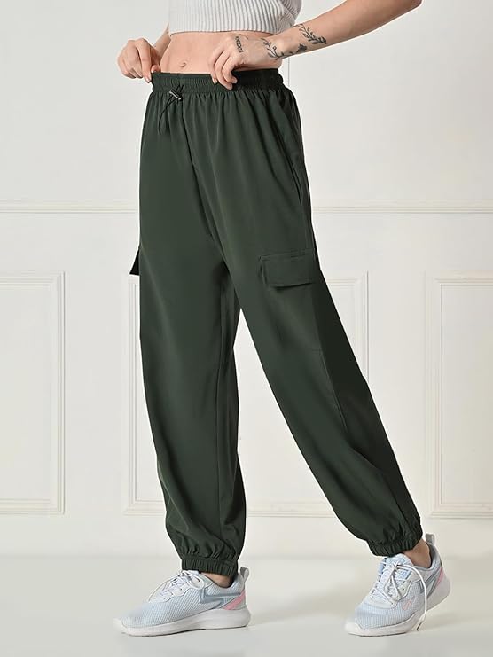 Girls’ Cargo Joggers | Loose Fit, Stretchable Pants