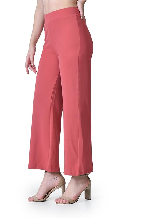 High-Waist Regular Fit Korean Style Trousers