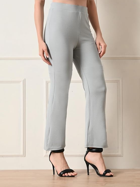 Slim Fit Bootcut Casual Pants for Women