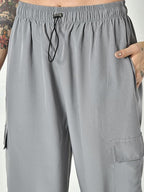 Women’s Casual Cargo Joggers with Drawstring Waist