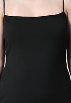 Women's Cutout Ribbed Bodycon Dress | Sleeveless Midi