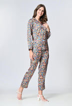 OWL MINK Women’s Rayon Co-Ord Set | 2-Piece Top & Bottom